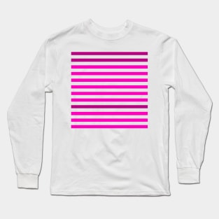 Pink Stripes Long Sleeve T-Shirt